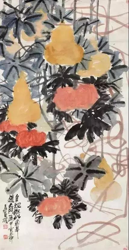 十大名家画葫芦,名家国画葫芦精品图