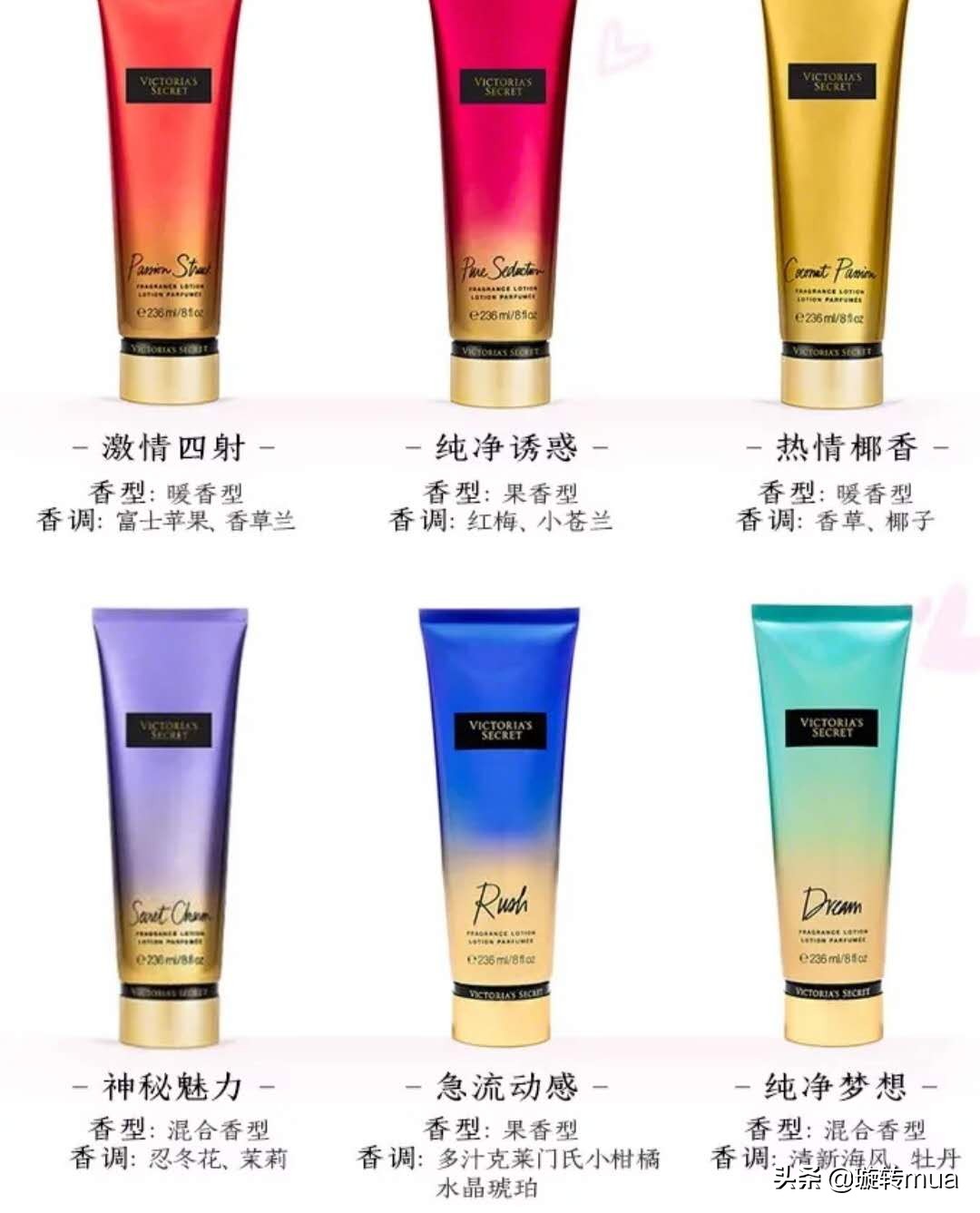 香水基调的身体乳~味道多而全，留香最持久！！