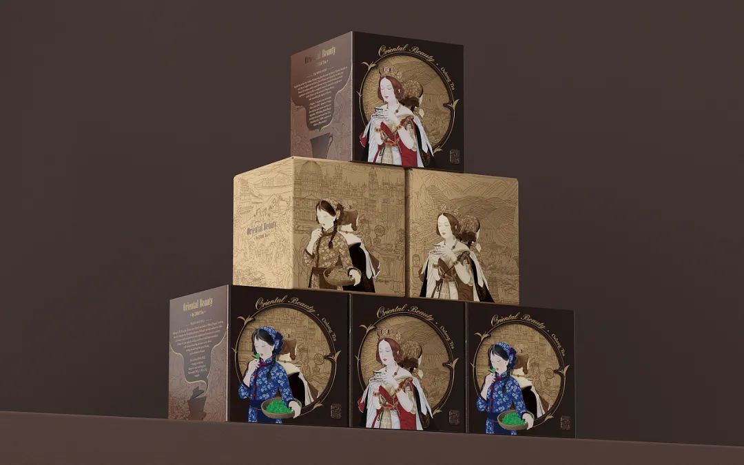 方正茶叶包装设计,新潮茶叶包装设计