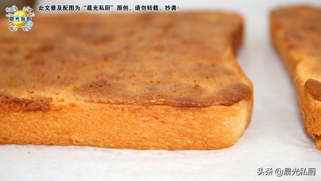 花生酱起酥吐司,厚片吐司花生酱