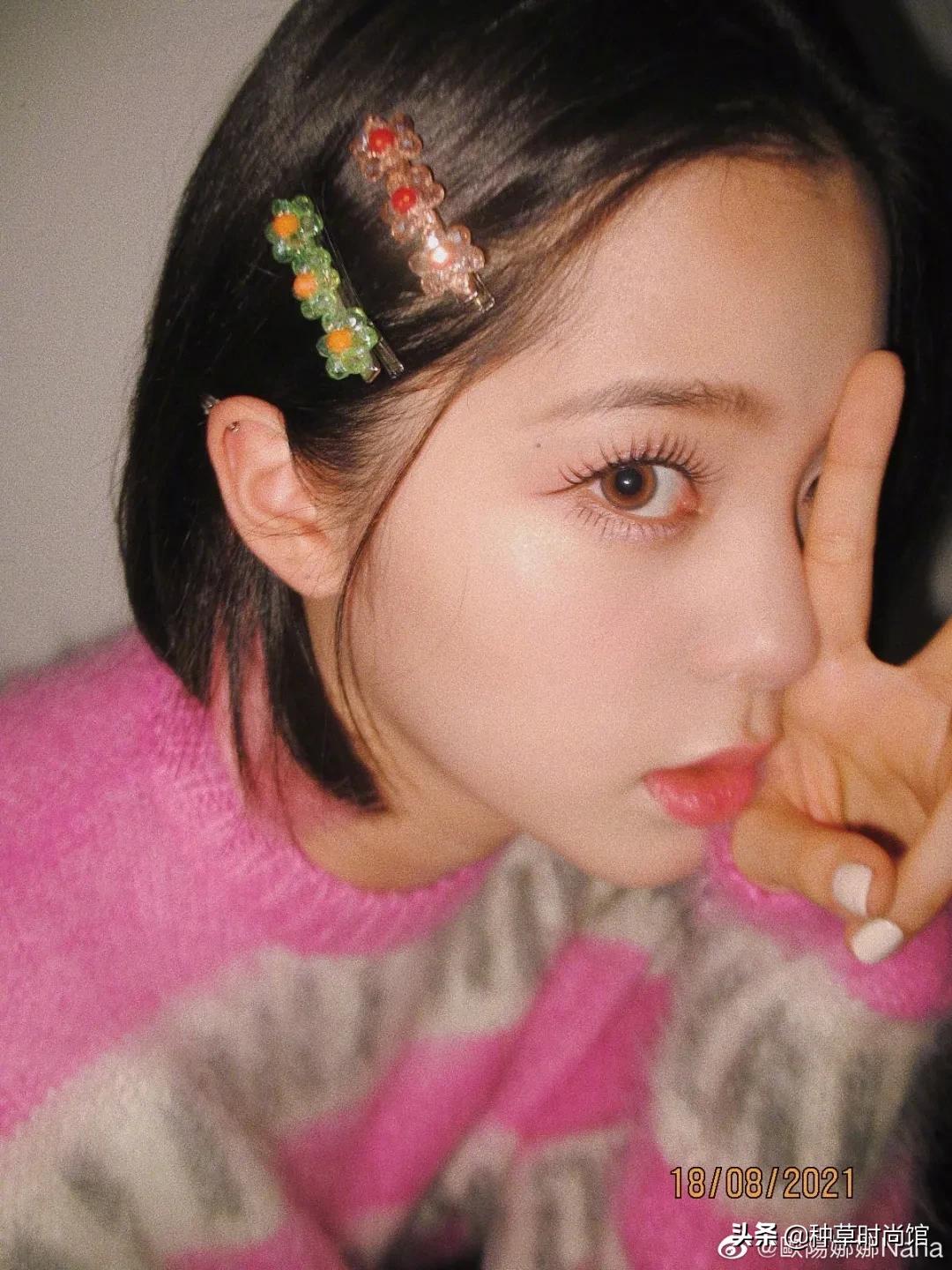 6-8岁女孩脸小剪短发什么头型好看,剪短发显脸小减龄发型