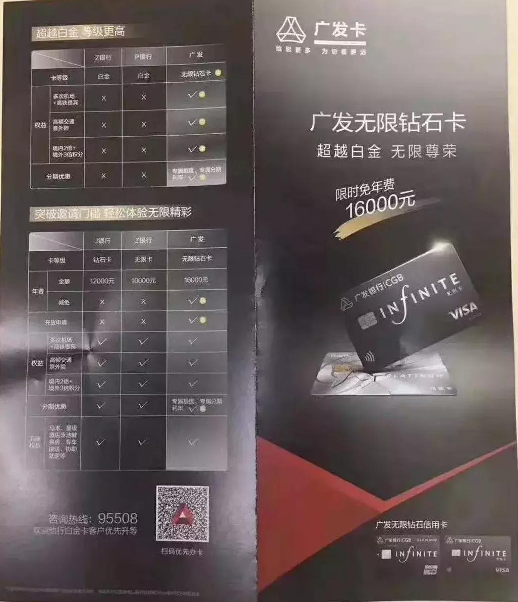 广发钻石无限卡免年费,广发无限钻石卡