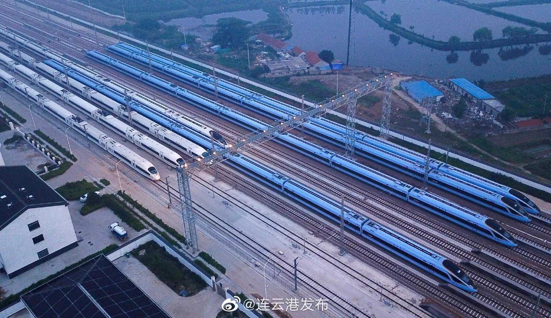 连云港动车存车场和谐号,连云港存车场