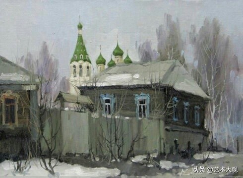 delbertgish风景油画作品欣赏,亚历山大尤扎科夫油画作品欣赏