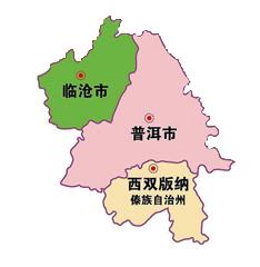 3分钟，5张图，让你一次分清普洱茶山头分布