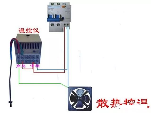 费控电表外置断路器接线图,脱扣断路器接线图带三相电表