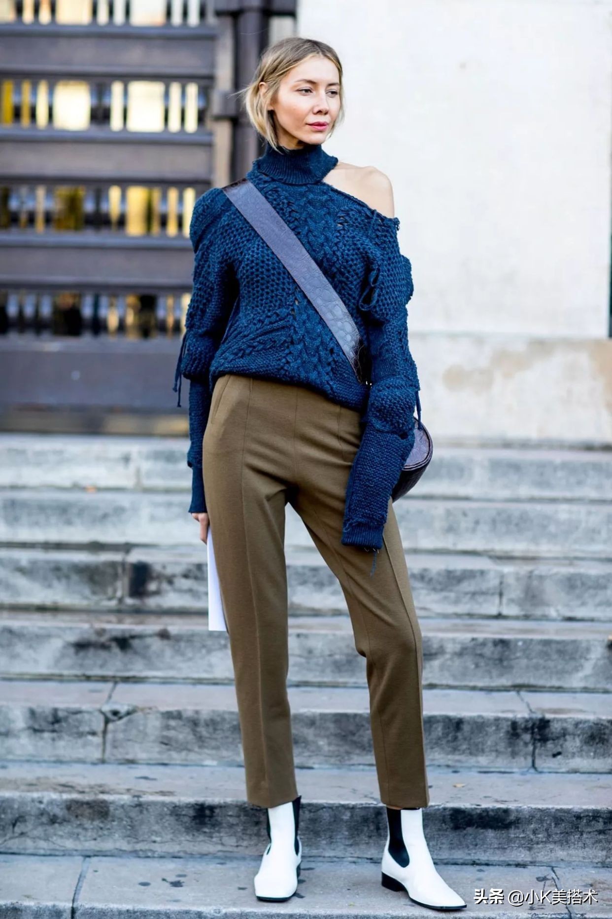 冬天别总穿小白鞋,天冷别穿单鞋加绒加厚皮靴上新