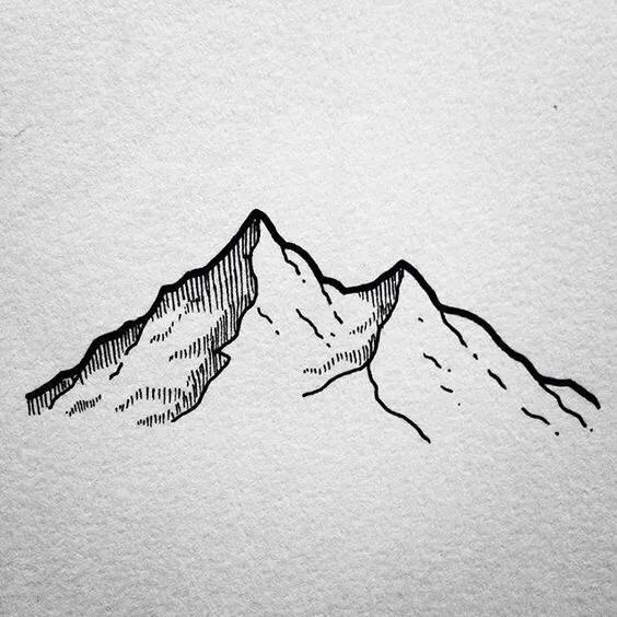 大山怎么画的又简单又好看,大山怎么画用简单的方法