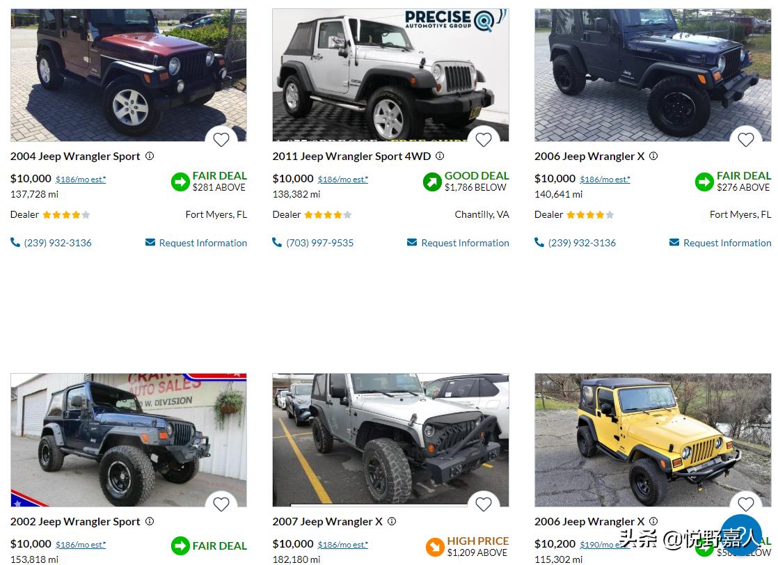 吉普牧马人在美国售价,吉普牧马人在美国怎么样