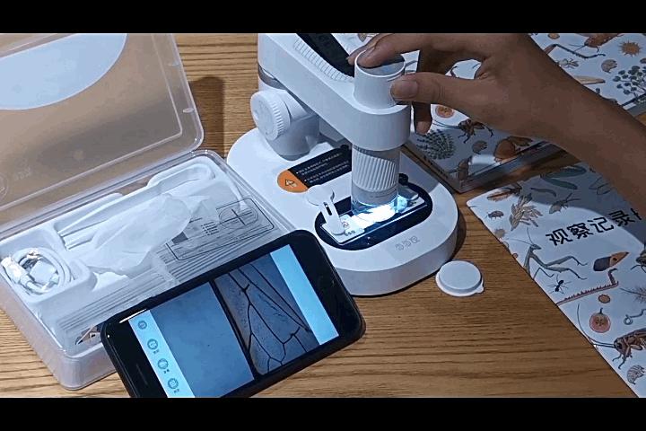 当当狸智能显微镜m2开箱,趣味儿童科学探索显微镜
