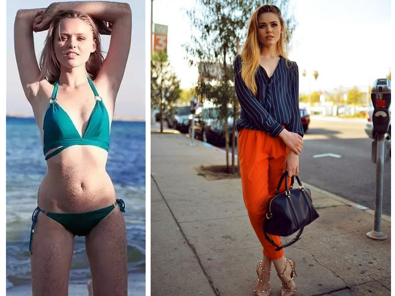 梨形身材胯大腿粗这样穿,腰细腿粗的梨形身材