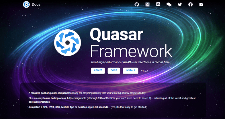 vuejs十大框架,10个最佳vue.js?1777225119.922 开源项目