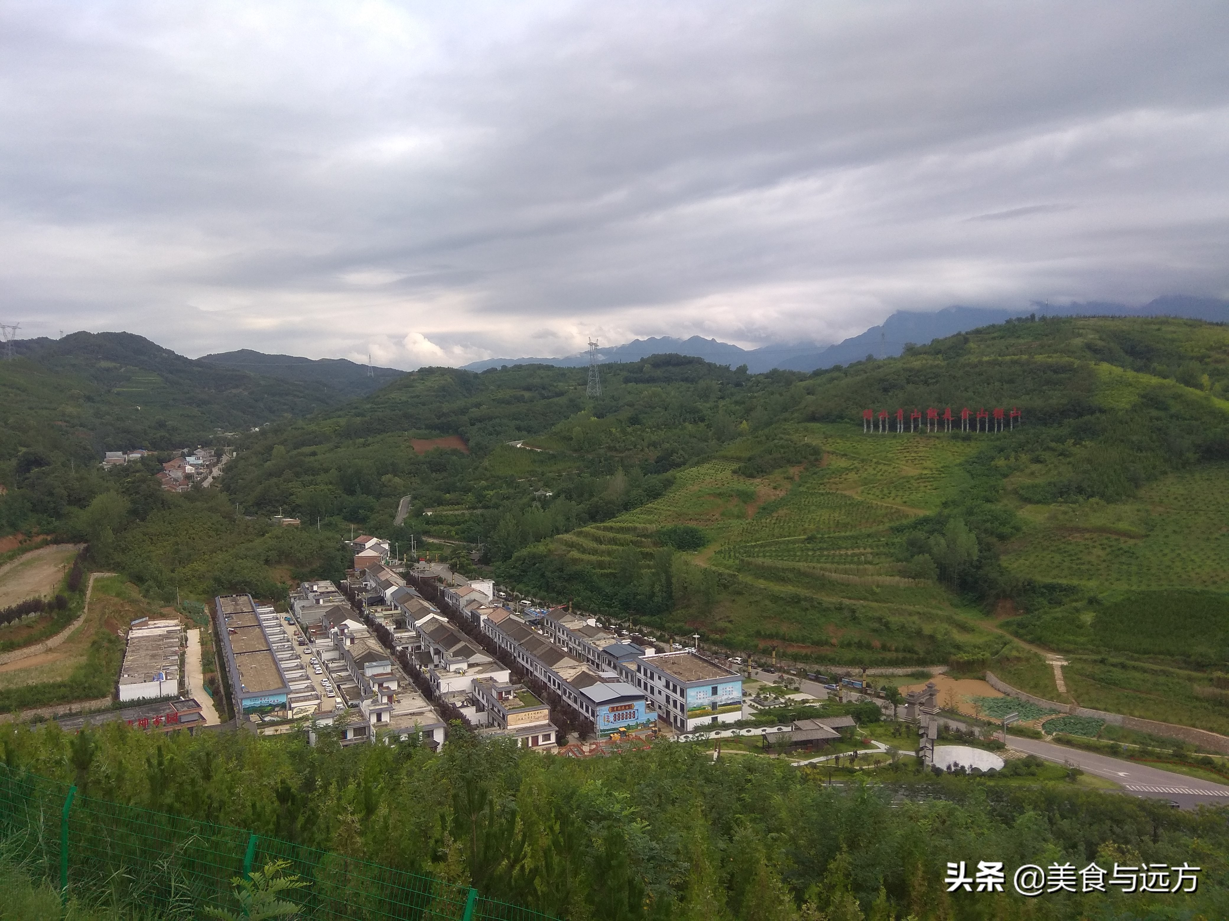 白鹿原白鹿仓景区空中漫步,白鹿原白鹿仓影视城