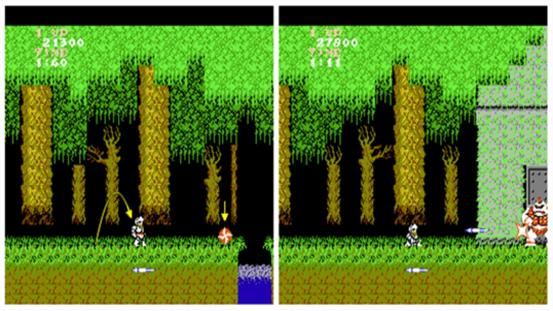 经典fc游戏通关魔界村,fc版魔界村