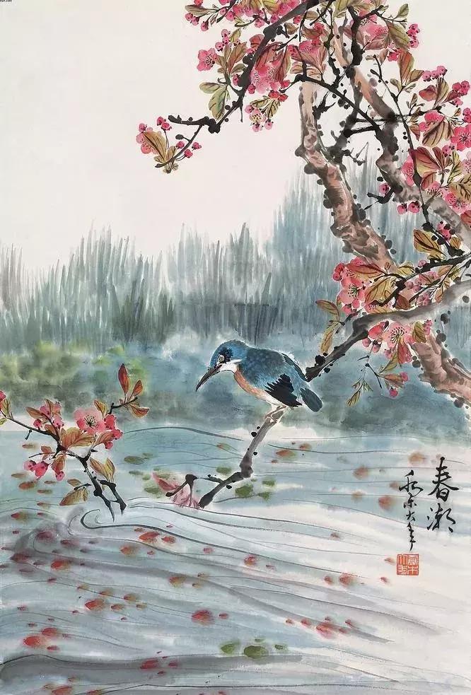 他画的山水画栩栩如生,他以精湛而漂亮的画作惊艳了世人