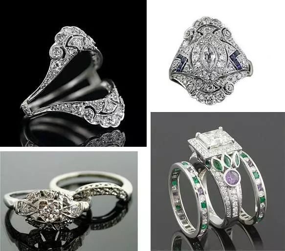 钻石戒指戒托经典款式,戒指经典款式