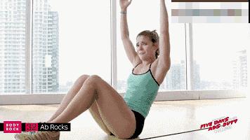 减肥操瘦腰瘦肚子苗条身材,6个动作快速瘦肚子