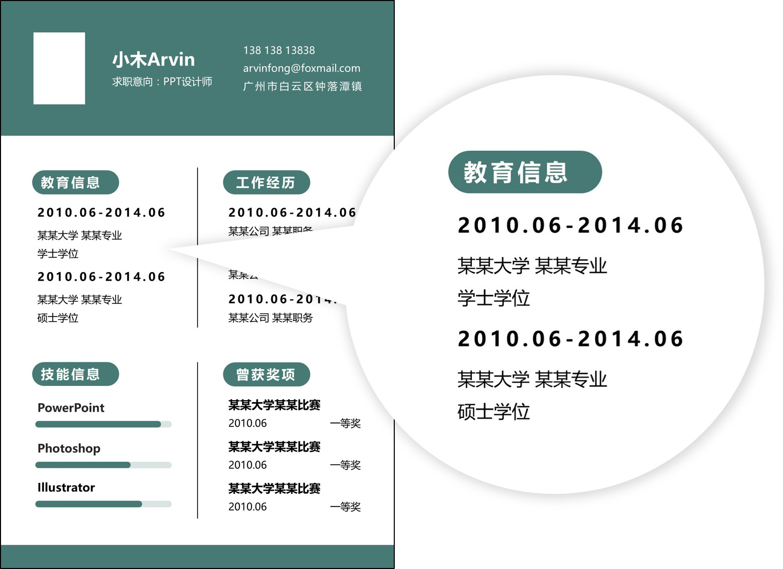 通过率最高的简历模板,个人简历要怎么写通过率高