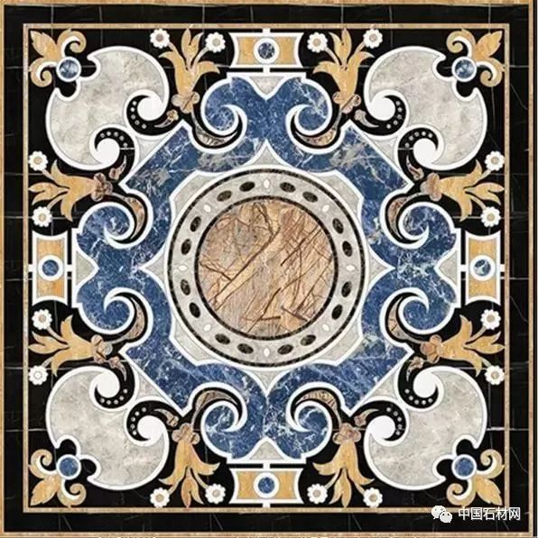 卫生间花洒水刀拼花效果图,水刀拼花图案效果图