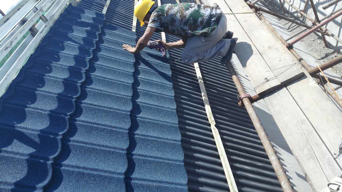 农村屋顶金属瓦,农村屋面水泥瓦