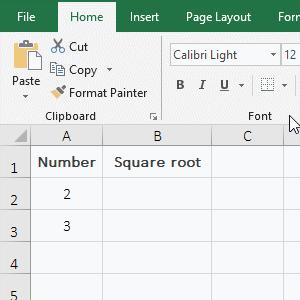 均值平方根公式excel,excel算术平方根计算公式