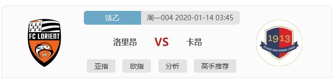 26号法乙足球比分推荐,法乙第20轮洛里昂21战胜卡昂