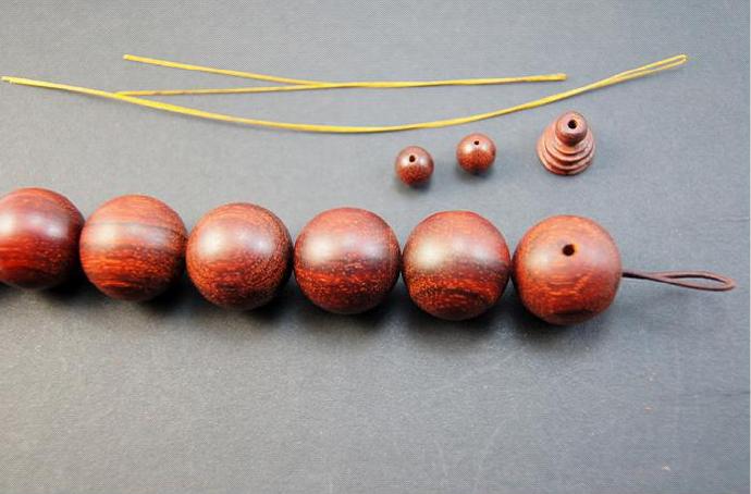 佛珠手串带三通打结方法,12颗佛珠穿法没有三通如何收尾