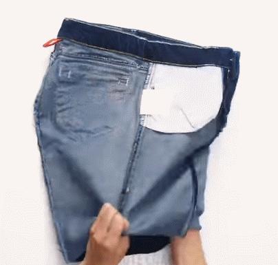 裤子大小改造教程,懒人裤子变窄方法