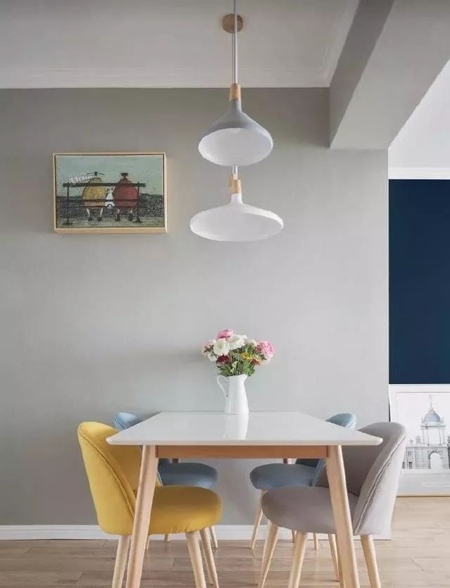 小户型餐厅客厅一体装修设计,客厅餐厅玄关小户型装修效果图