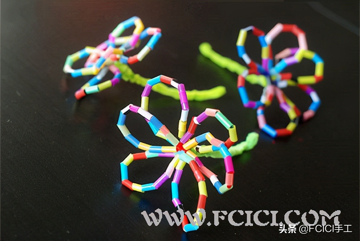 吸管手工制作100种简单又好看,用一根很长的吸管可以做什么手工