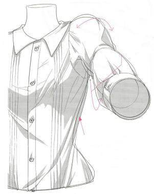 漫画人物衣服褶皱怎么画,如何画动漫人物衣服的折痕