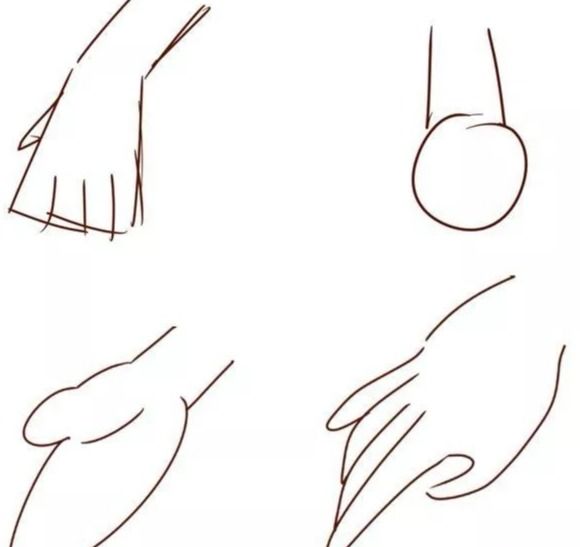动漫人物手怎么画,画动漫人物手的画法