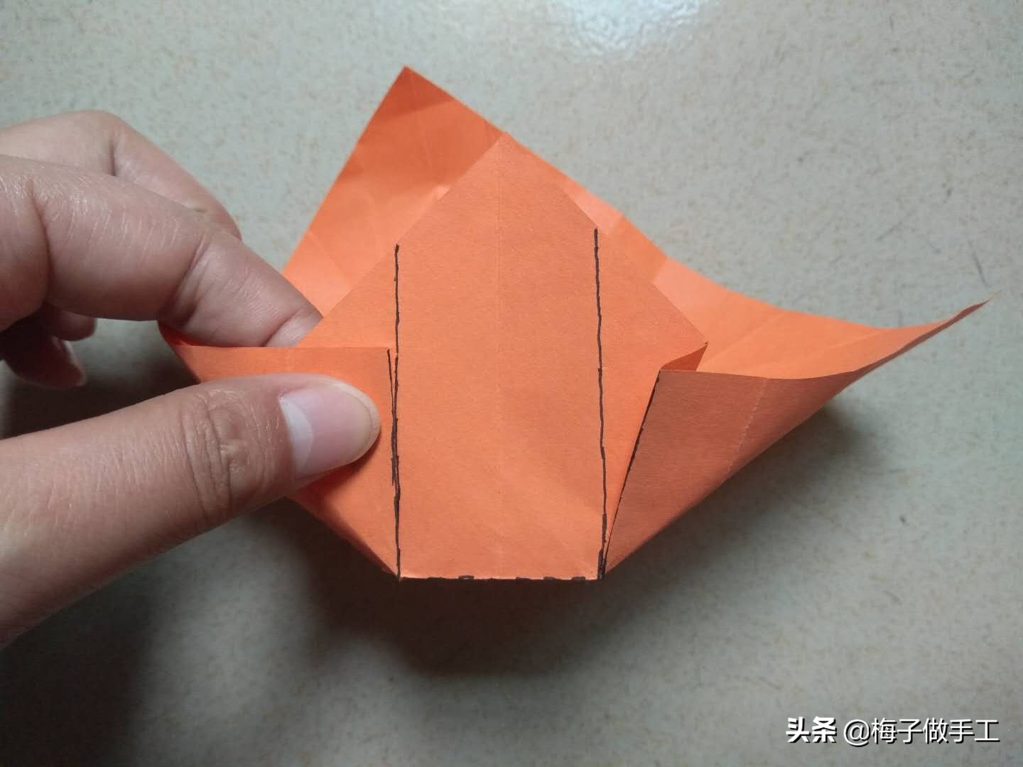 手工纸碗折纸制作,折纸碗最简单的折法