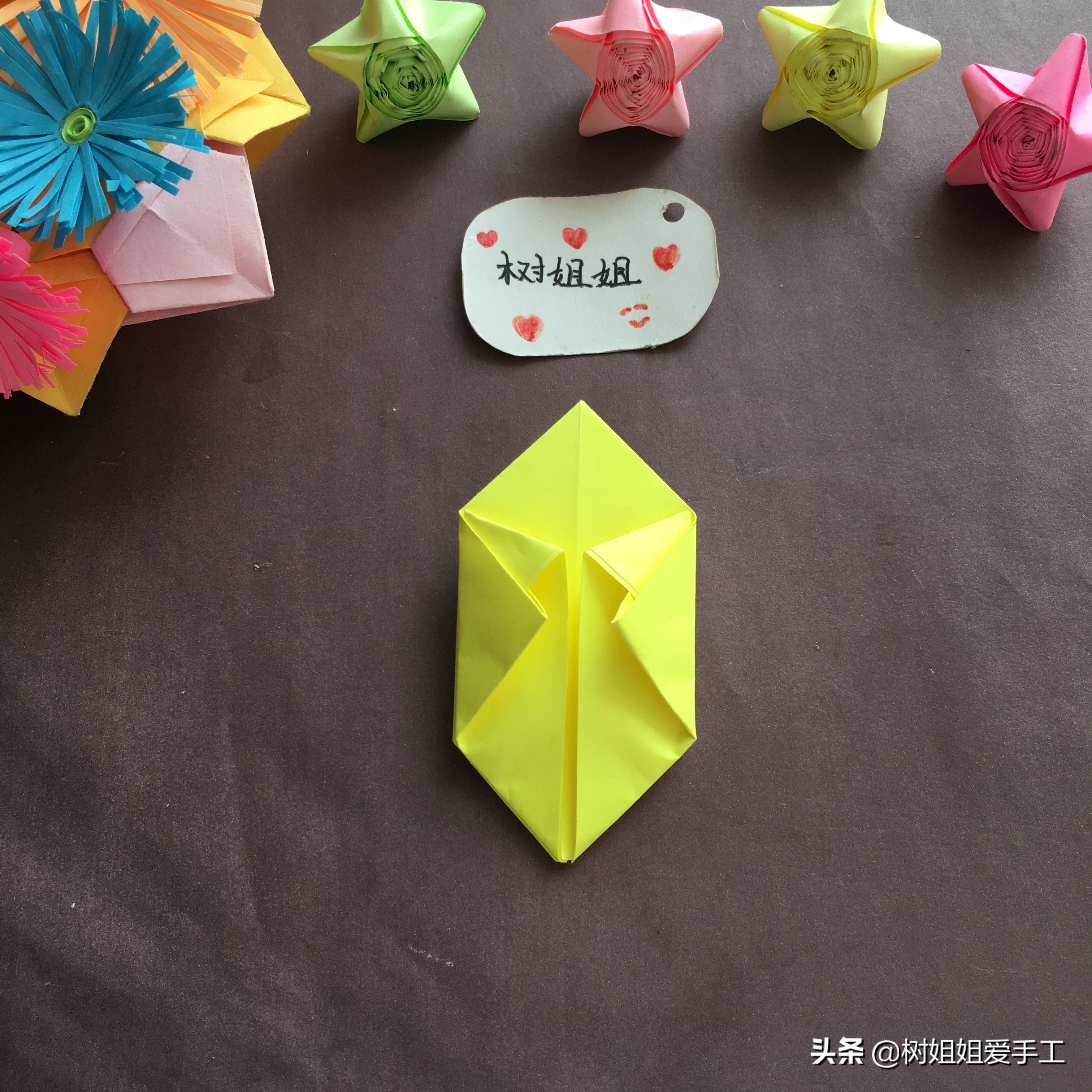 儿童吹气式手提灯笼折纸视频,折纸灯笼解压玩具