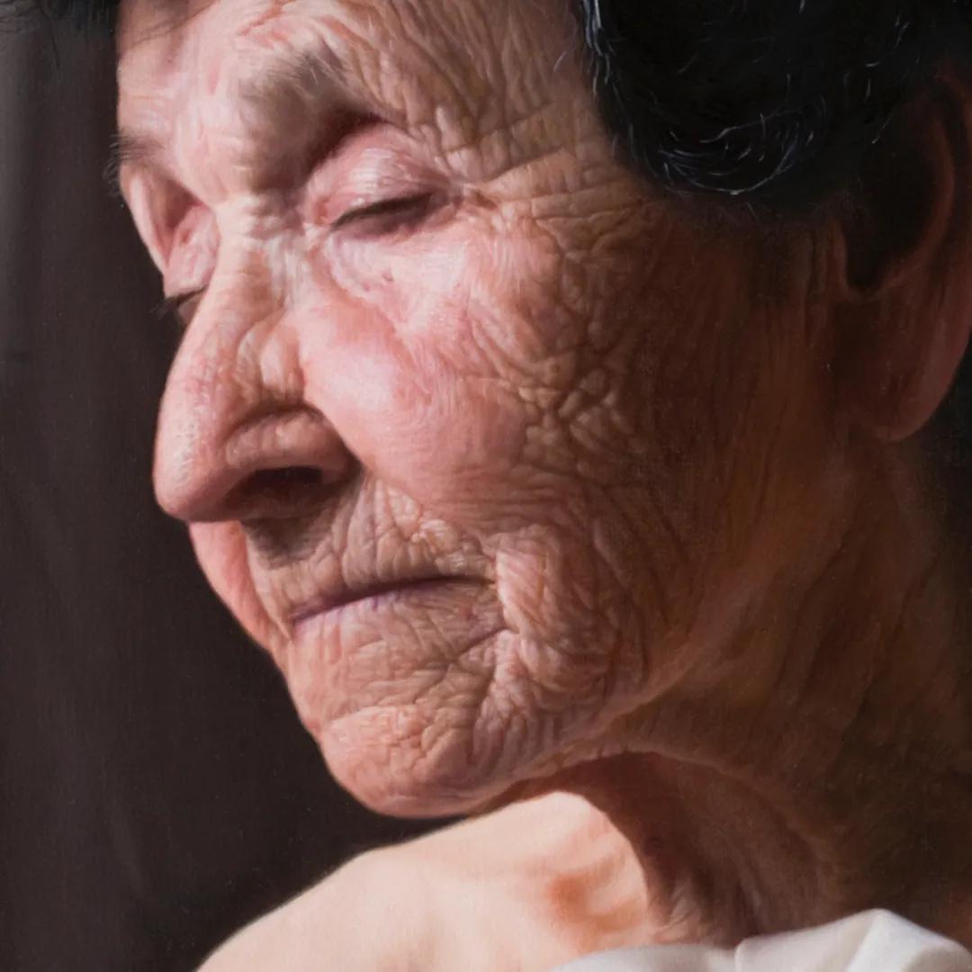 冷军超写实绘画图片,不输冷军的超写实画作